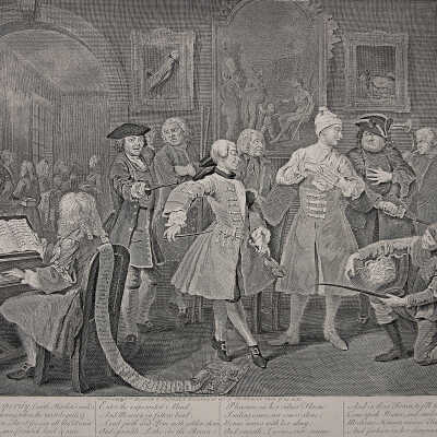 Rake’s Progress, Plate II