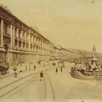 10960. Messina - Corso Vittorio Emanuele colla Fontana del Nettuna ed il Palazzo del Municipio.