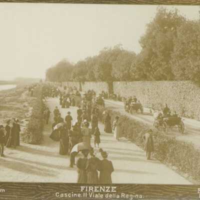 FIRENZE Cascine. Il Viale della Regina.