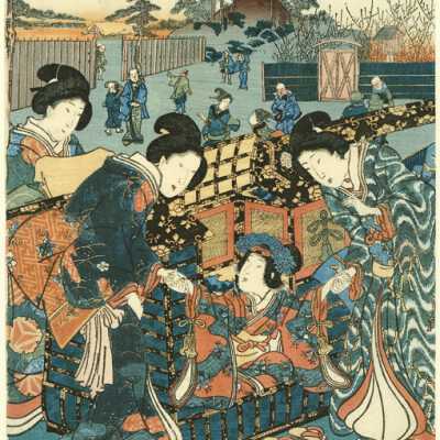 Enjoying the Plum Blossoms