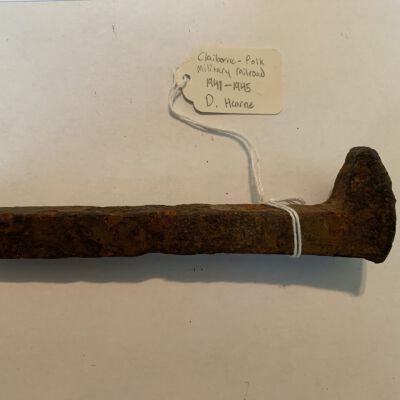 Claiborne-Polk Military Railroad Spike