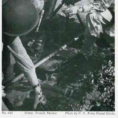 Postcard- French Motor 81mm