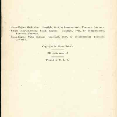 Steam Engines And Valve Setting