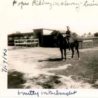 Camp Claiborne - Pope Riding Academy - Sept. 19, 1943