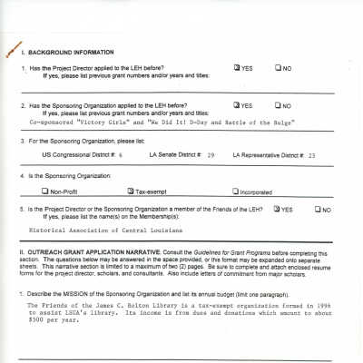 Background Info: Page 2