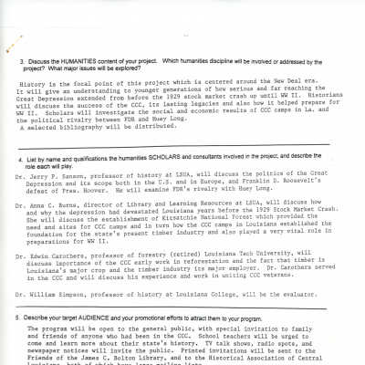 Content of project: Page 3