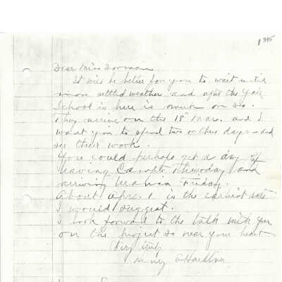 Letters to/on Caroline Dormon 1920 (b)