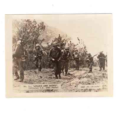 "Advance Army Patrol" U.S. Army Patrol Okinawa