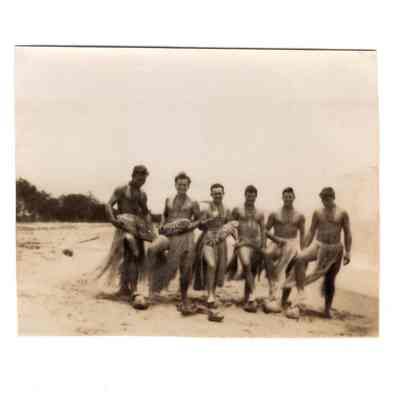 Servicemen Embracing the Islands