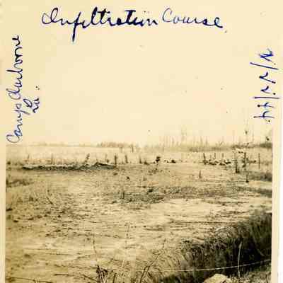Camp Claiborne - Infiltration Course - February 22, 1944