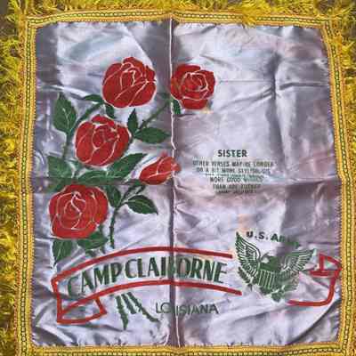 Camp Claiborne, Louisiana Cloth to a Sister
