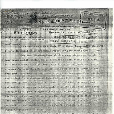 Louisiana Annual Report 1915