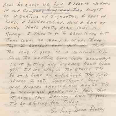 Pvt. M. J. Kadilak 1943-3-28