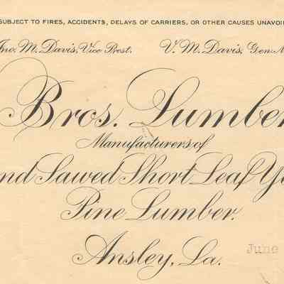 Davis Bros. Lumber Co., Ltd.
