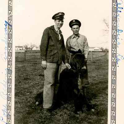 Camp Claiborne - Pope Riding Academy - Pfc. Shaw and Bittner - February 6, 1944