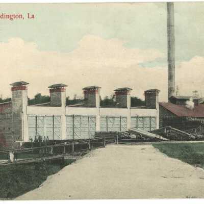 Postcard of Sawmill Town Ludington, LA (b)