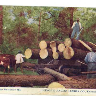 Postcard of Leidigh & Havens Lumber Company in Kansas City, MO