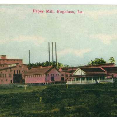 Postcard of Great Southern Lumber Company in Bogalusa, LA (b)