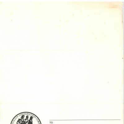 Backside of letter: Page 3