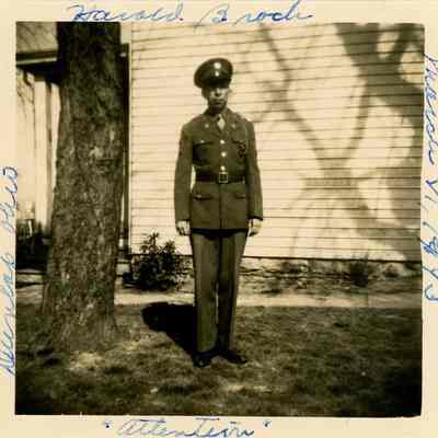 Camp Claiborne - Harold Brock - Attention - Dunlap, Ohio - March 21, 1943