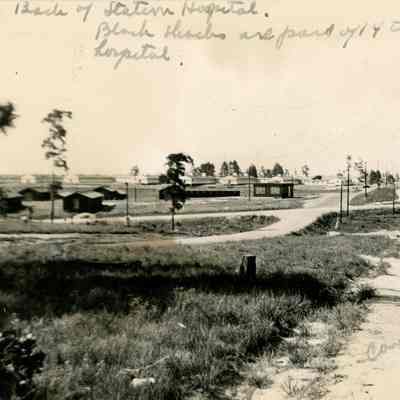 Camp Claiborne - Landscape - Back of Station Hospital - July 1943