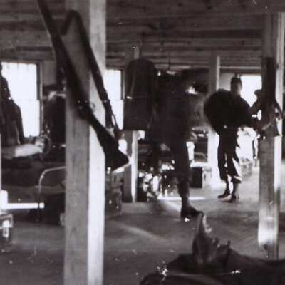 Camp Claiborne - Barracks At Rest