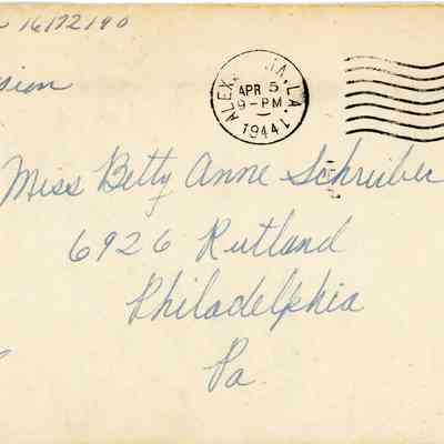 Letter Collection: McClain-to-Schruiber
