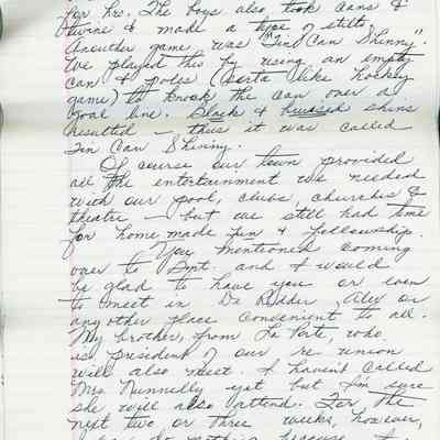 Marjoue Bridges Letter Page 2
