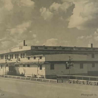 Camp Claiborne, LA Service Club Postcard