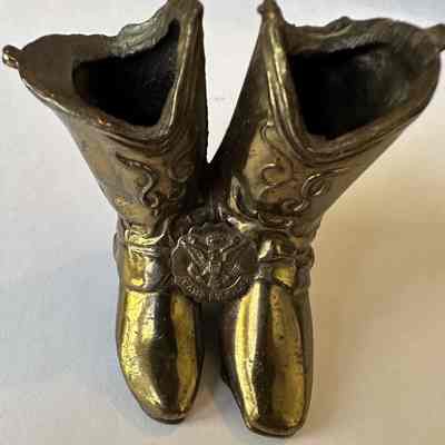 U.S. Army Camp Polk, Louisiana Brass Boots