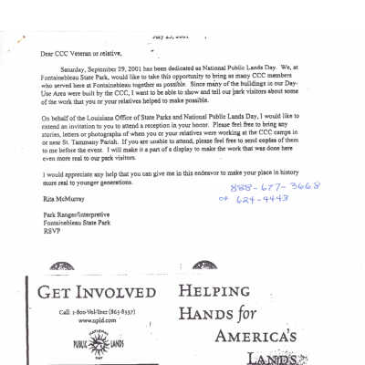 Helping Hands for America's Lands: Page 2