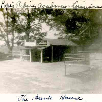 Camp Claiborne - Pope Riding Academy - Bank House - Sept. 19, 1943