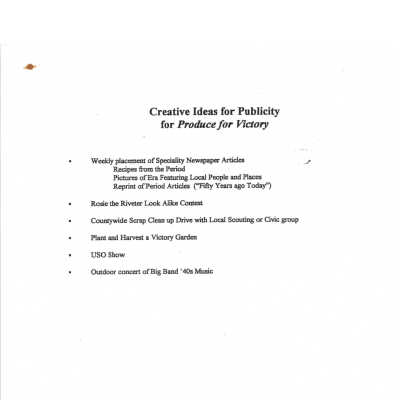 Creative Ideas for Publicity: Page 3