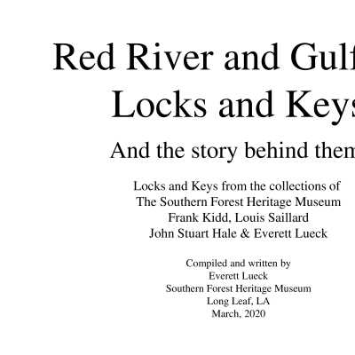 Locks and Keys of Red River & Gulf Railroad