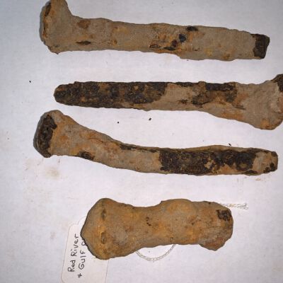 Red River & Gulf RailRoad Company railroad spikes