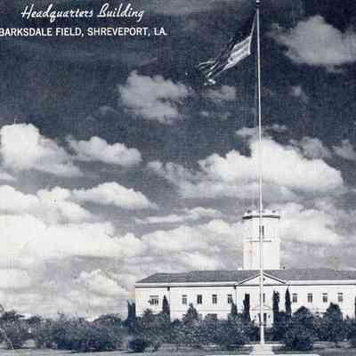 Postcard- Barksdale, Shreveport, La- Headquarters Building
