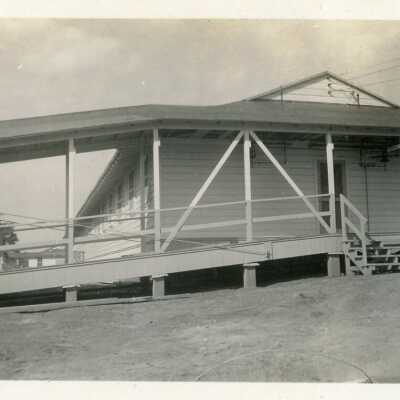 Exterior of Nurses Barracks Catwalk