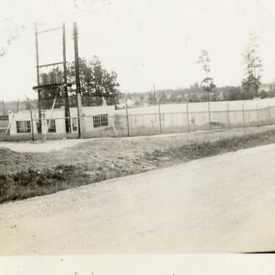 Camp Claiborne - Fenced in Building