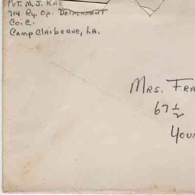 Pvt. M. J. Kadilak 1943-3-18