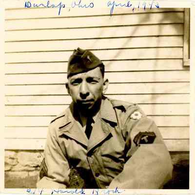 Camp Claiborne - Soldier Photo - April 1943