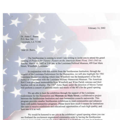 letter to Dr. Anna Burns from Carolyn Phillips: Page 6