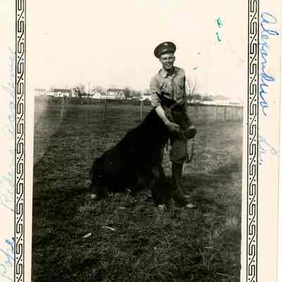 Camp Claiborne - Pope Riding Academy - Pfc. Bittner - February 6, 1944