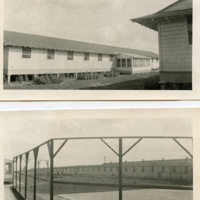 Nurses Barracks - Reception Room Entrance and Tennis Courts