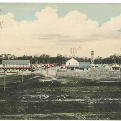 Postcard of Sawmill Town Ludington, LA (a)