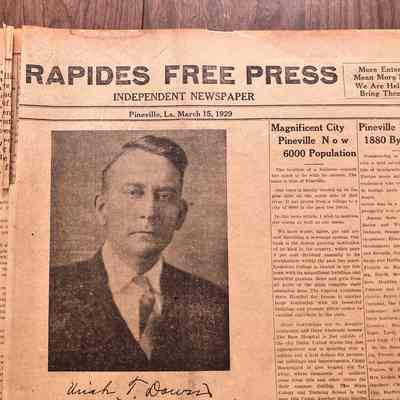 (4): First newspaper in bound book dated March 15, 1929
