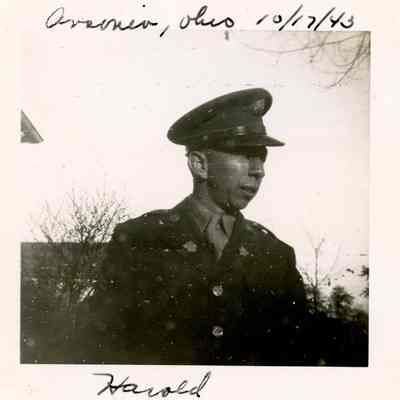 Camp Claiborne - Photo of Harold Brock - October 17, 1943