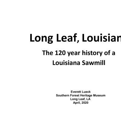 Southern Forest Heritage Museum Maps