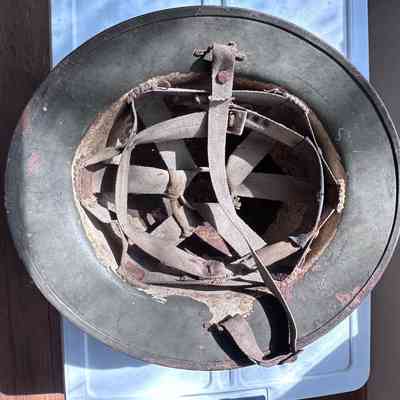 Picture (2)- WW2- Civil Defense Helmet