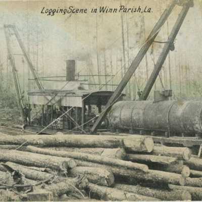 Postcard of Winn Parish, LA (a)