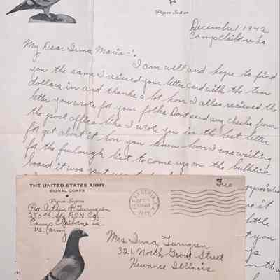 Letters from the United States Army Signal Corps Pigeon Section